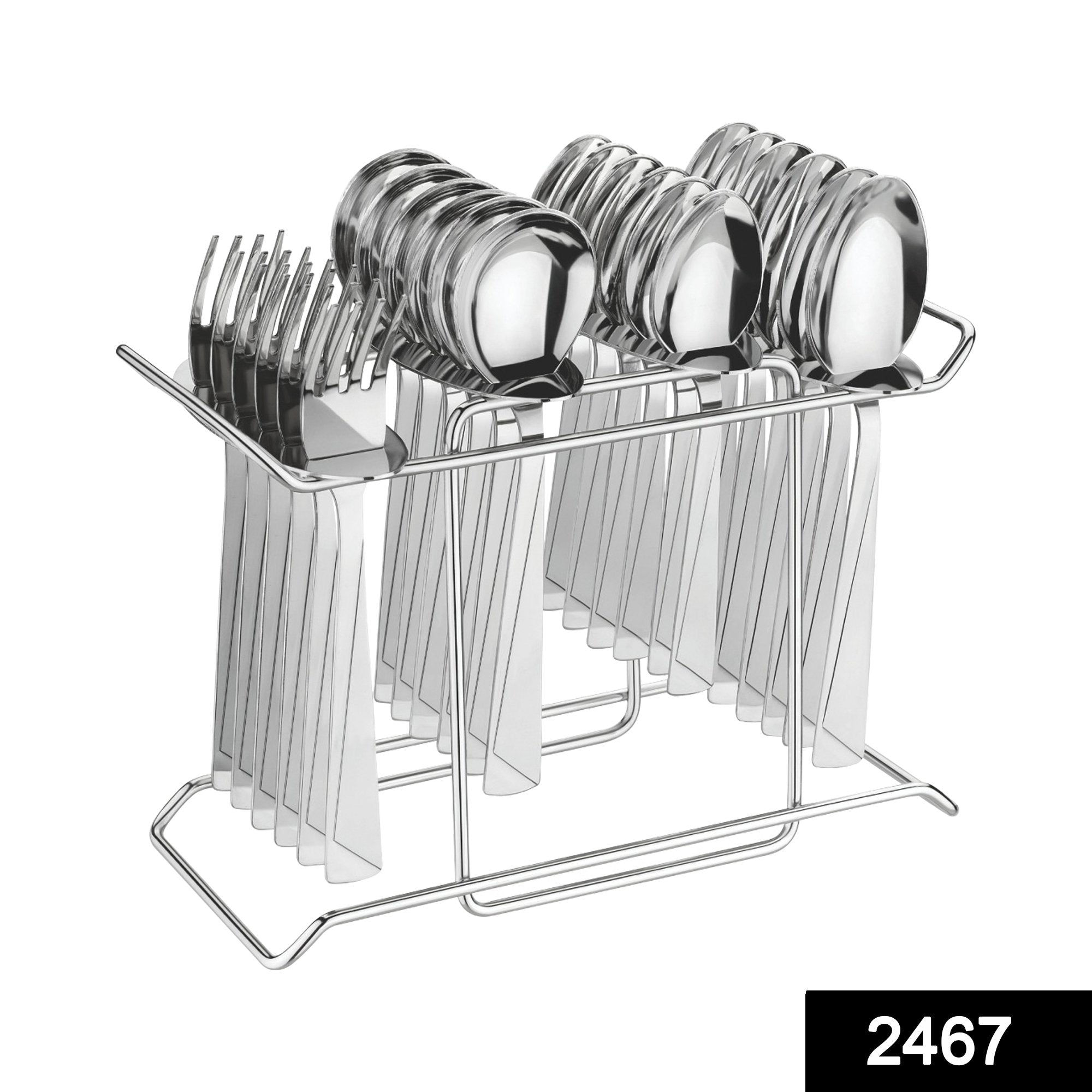 2467 24 Pack Premium Stainless Steel Cutlery Set - SkyShopy 2467 24 Pack Premium Stainless Steel Cutlery Set - SkyShopy